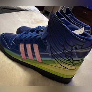 NWT Men's Jeremy Scott X Adidas Forum Hi Wings 4.0 Shoes Boots GY4421 Force Path